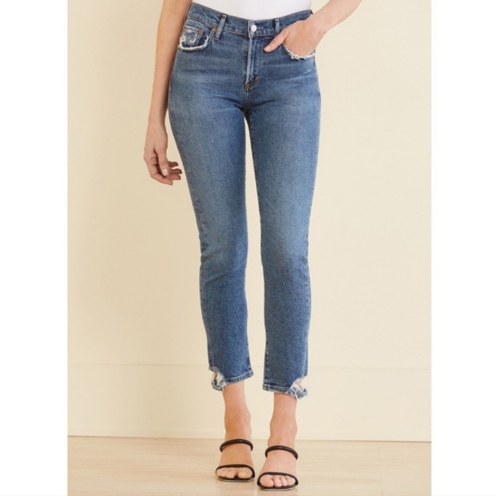 AGOLD Toni straight ankle Jeans
